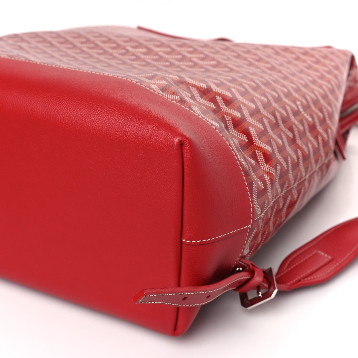 Goyardine Calfskin Cisalpin MM Backpack Red