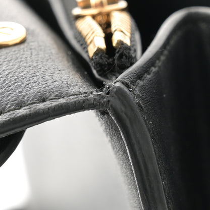 Salvatore Ferragamo Smooth Calfskin Mini Aileen Gancio Lock Crossbody Black 11 of 12