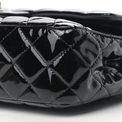 Chanel Patent Quilted Medium Double Flap Black 9 of 22