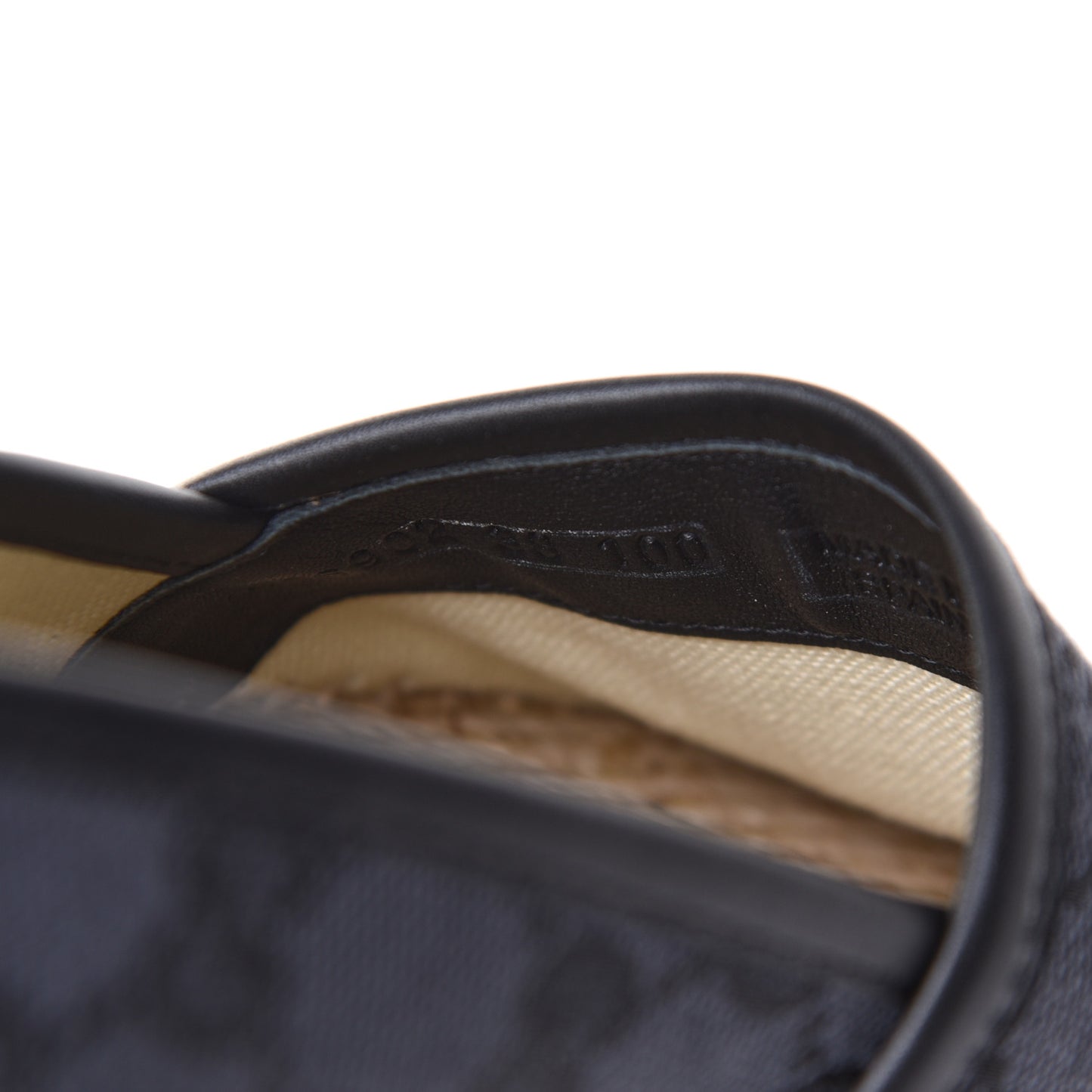 Monogram Espadrilles 38 Black