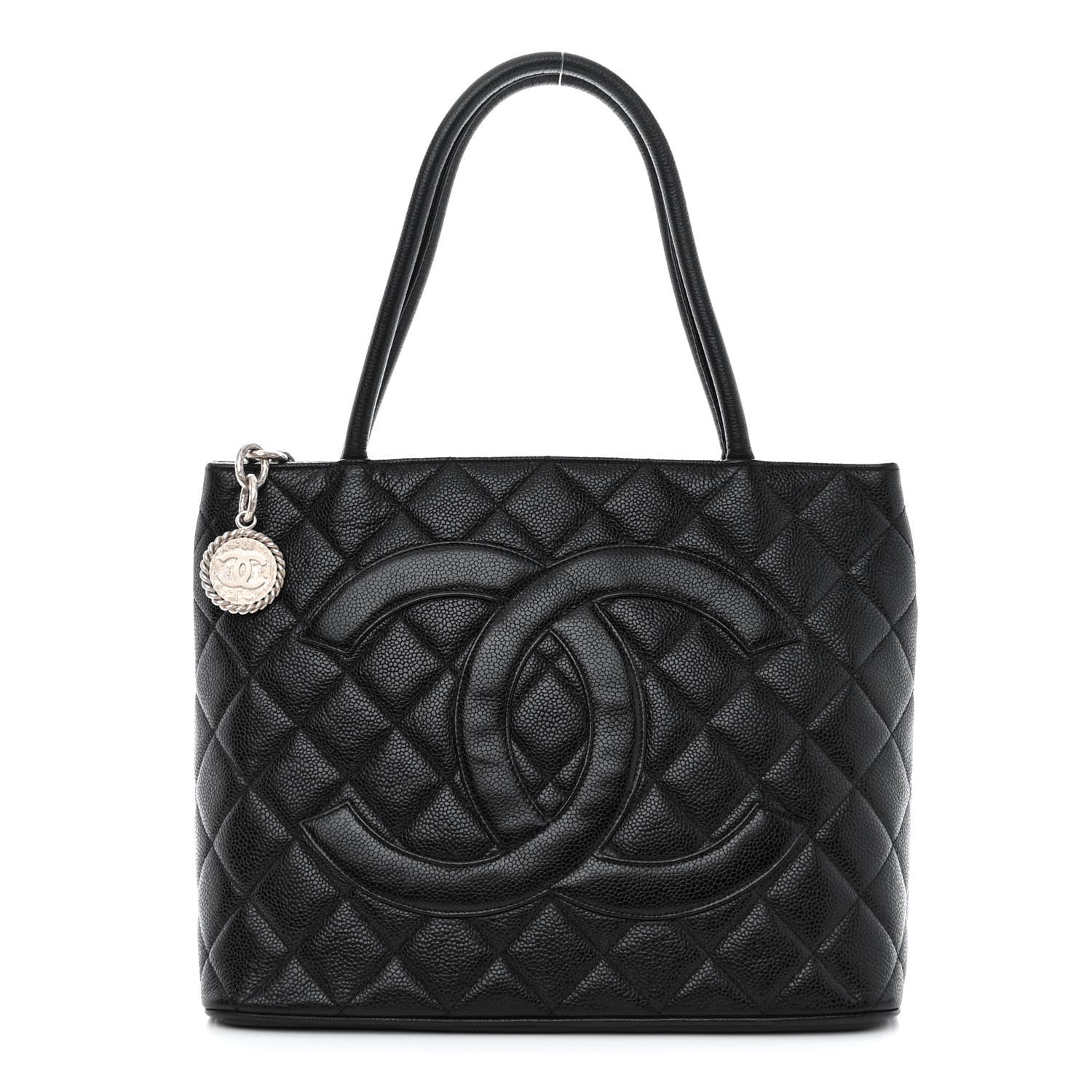Chanel Caviar Quilted Medallion Tote Black 1 of 11