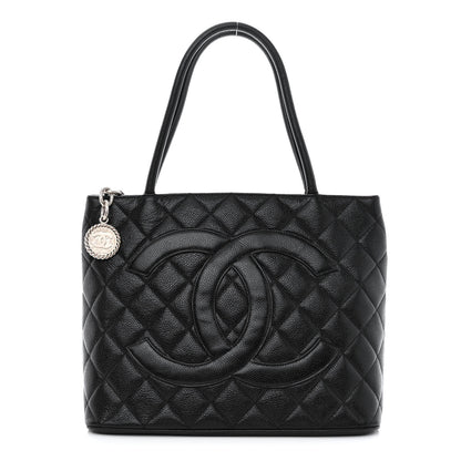 Chanel Caviar Quilted Medallion Tote Black 1 of 11
