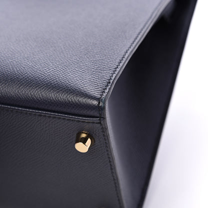 Hermes Epsom Kelly Sellier 28 Bleu Indigo 40 of 42