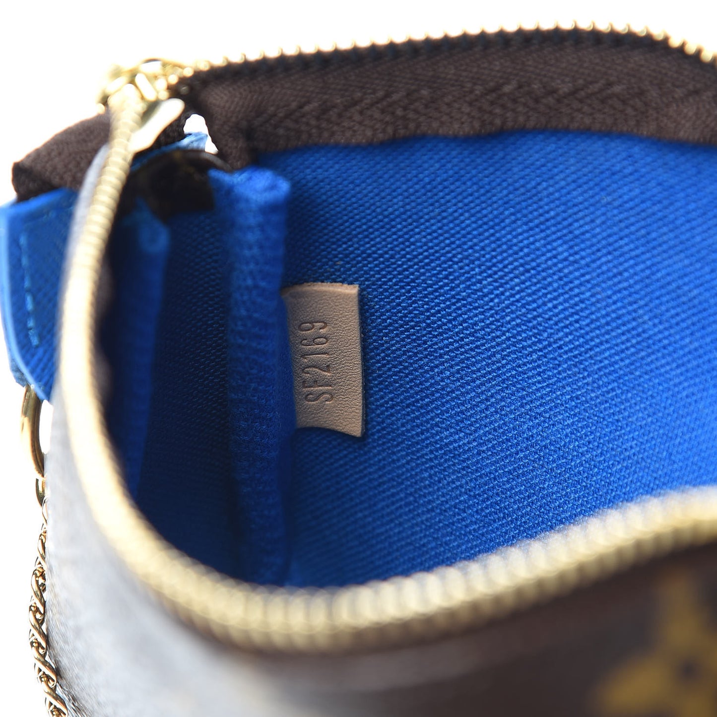 Monogram 2019 Christmas Animation Mini Venice Pochette Accessories Blue