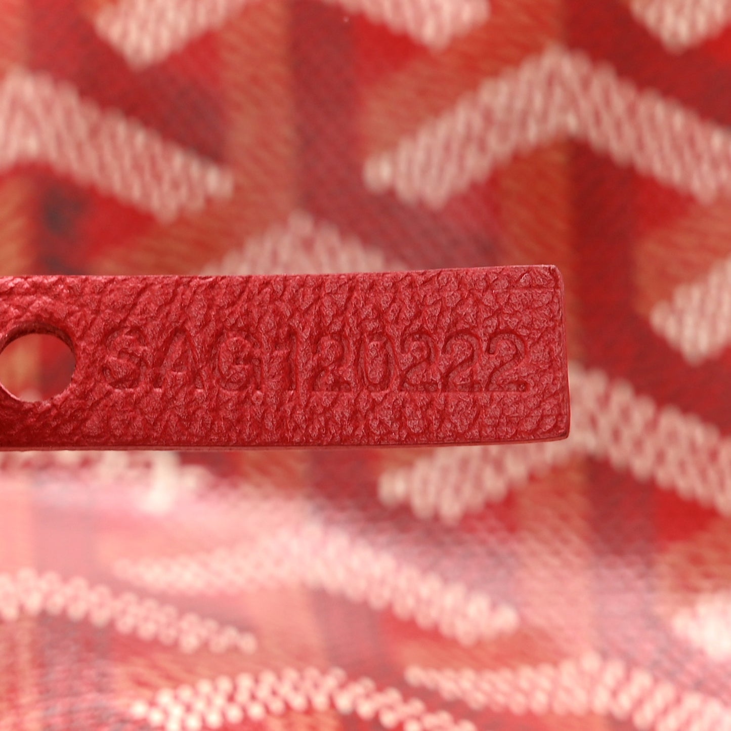 Goyardine Reversible Mini Anjou Red