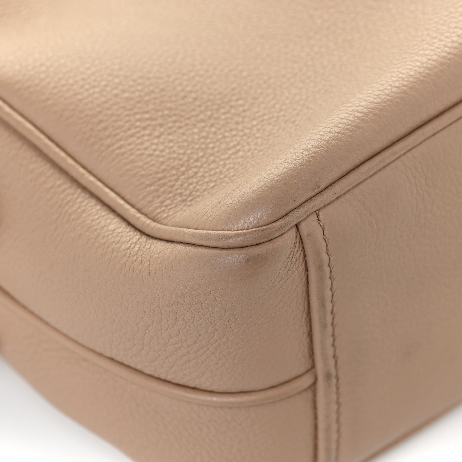 Prada Vitello Daino Medium Double Zip Shoulder Bag Cammeo 12 of 20