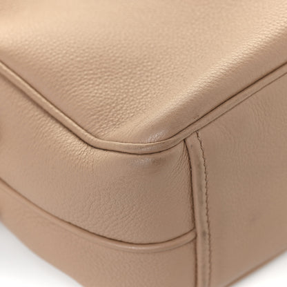 Prada Vitello Daino Medium Double Zip Shoulder Bag Cammeo 12 of 20