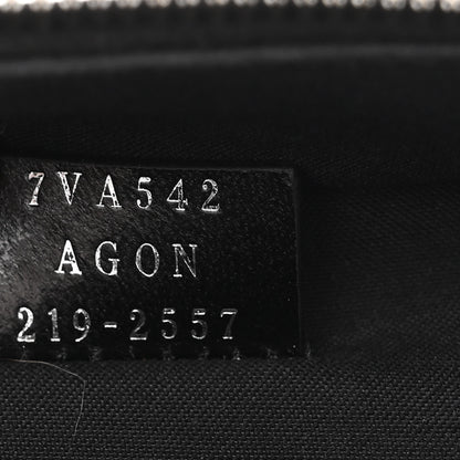 Fendi Recycled Fabric Jacquard Vitello Astro Micro FF Mini Trolley Bag Asfalto Black 7 of 10