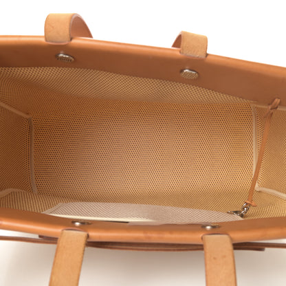 Hermes Toile Vache Hunter Herbag Cabas MM Natural 6 of 15