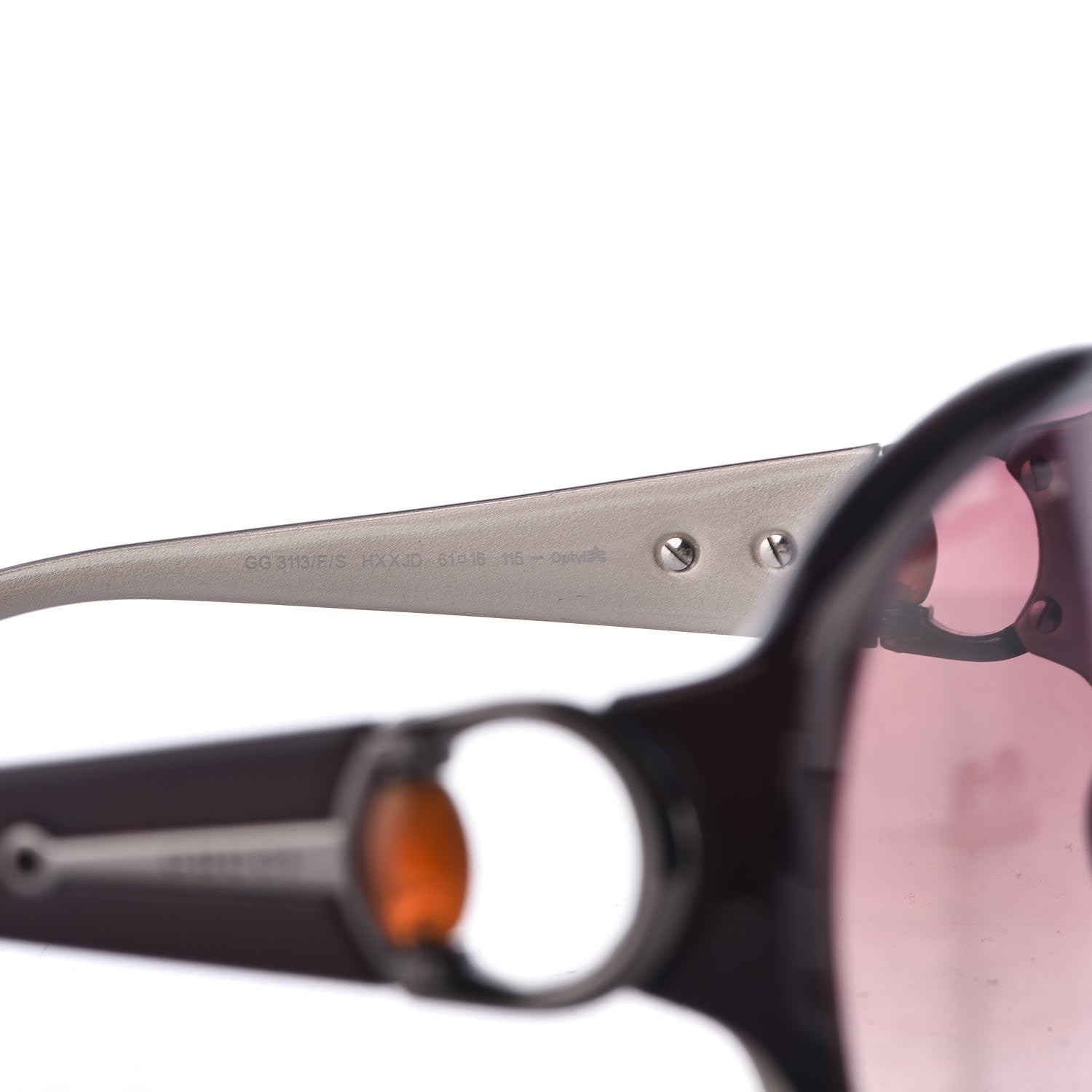 Gucci Horsebit Sunglasses GG3113 Brown 6 of 7