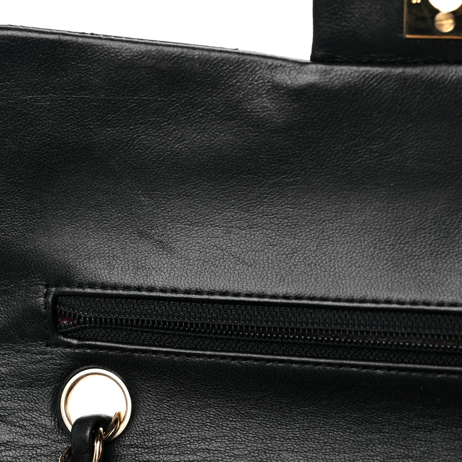 Chanel Lambskin Quilted Small Double Flap Black 25 of 25