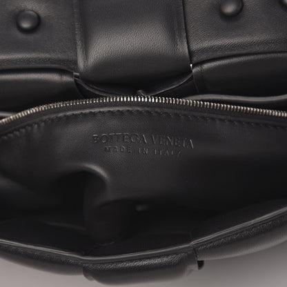 Bottega Veneta Lambskin Maxi Intreccio Padded Chain Cassette Crossbody Bag Black 7 of 10