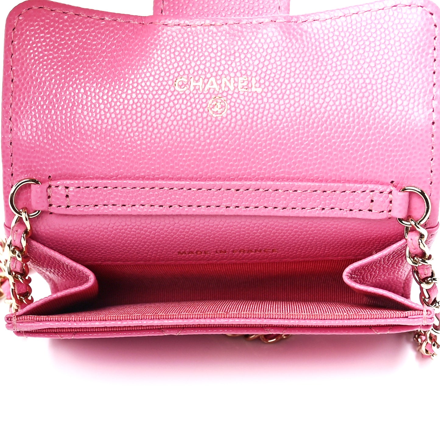 Caviar Quilted Belt Bag Pink