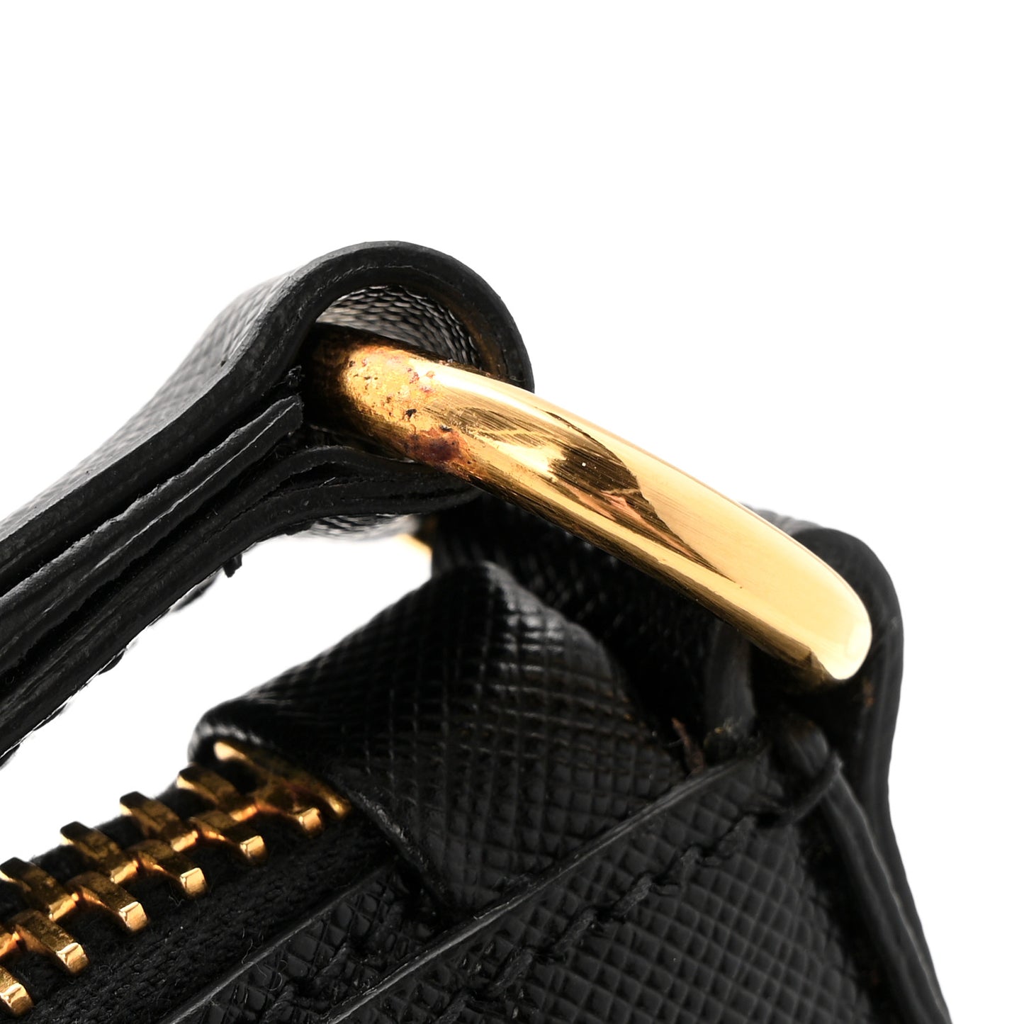 Saffiano Lux Shoulder Bag Black