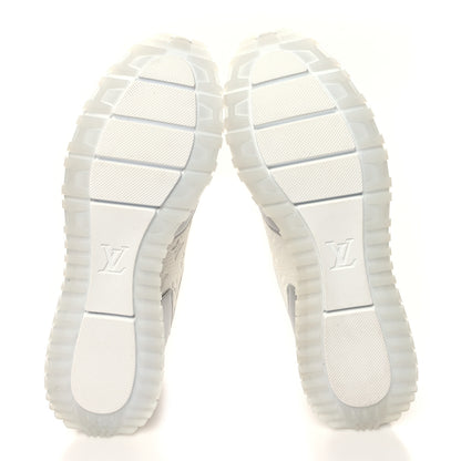Louis Vuitton Metallic Empreinte Mens Run Away Sneakers 10 White 5 of 8