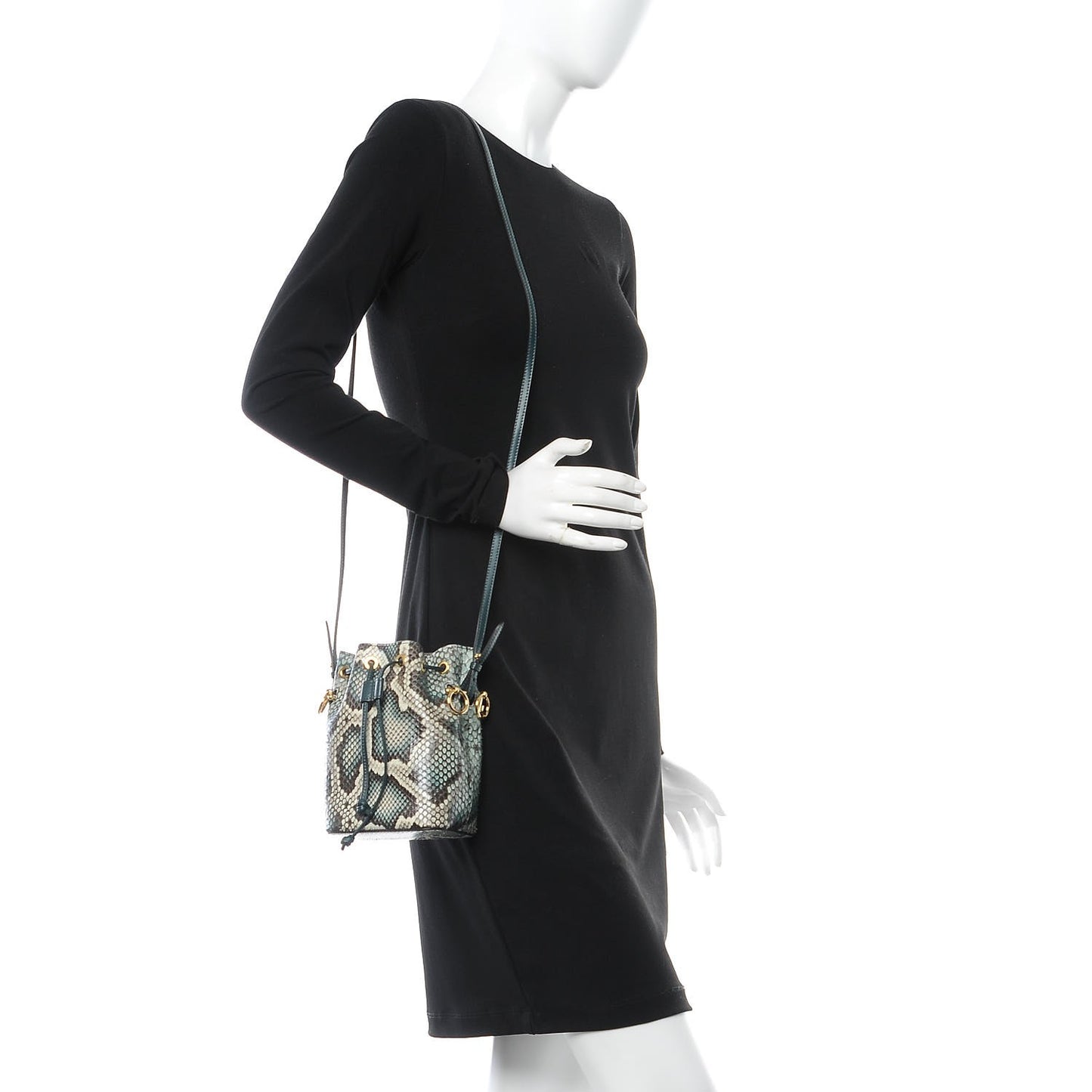 Python F is Small Mon Tresor Bucket Bag Amazzonia