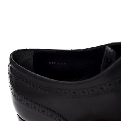 Louis Vuitton Calfskin Dandy Derby Shoes 10.5 Black 9 of 12
