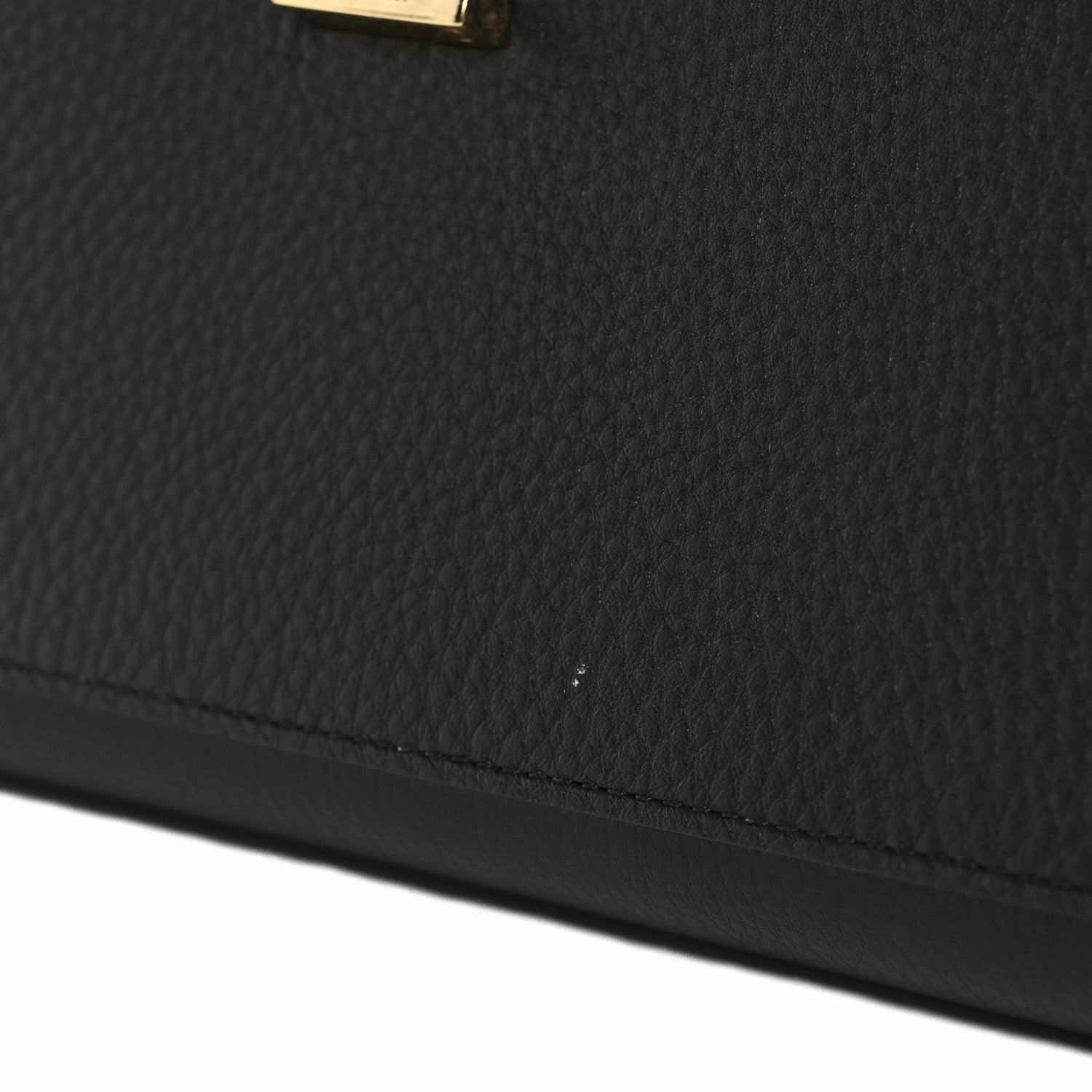 Salvatore Ferragamo Calfskin Small Hug Bag Black 10 of 10