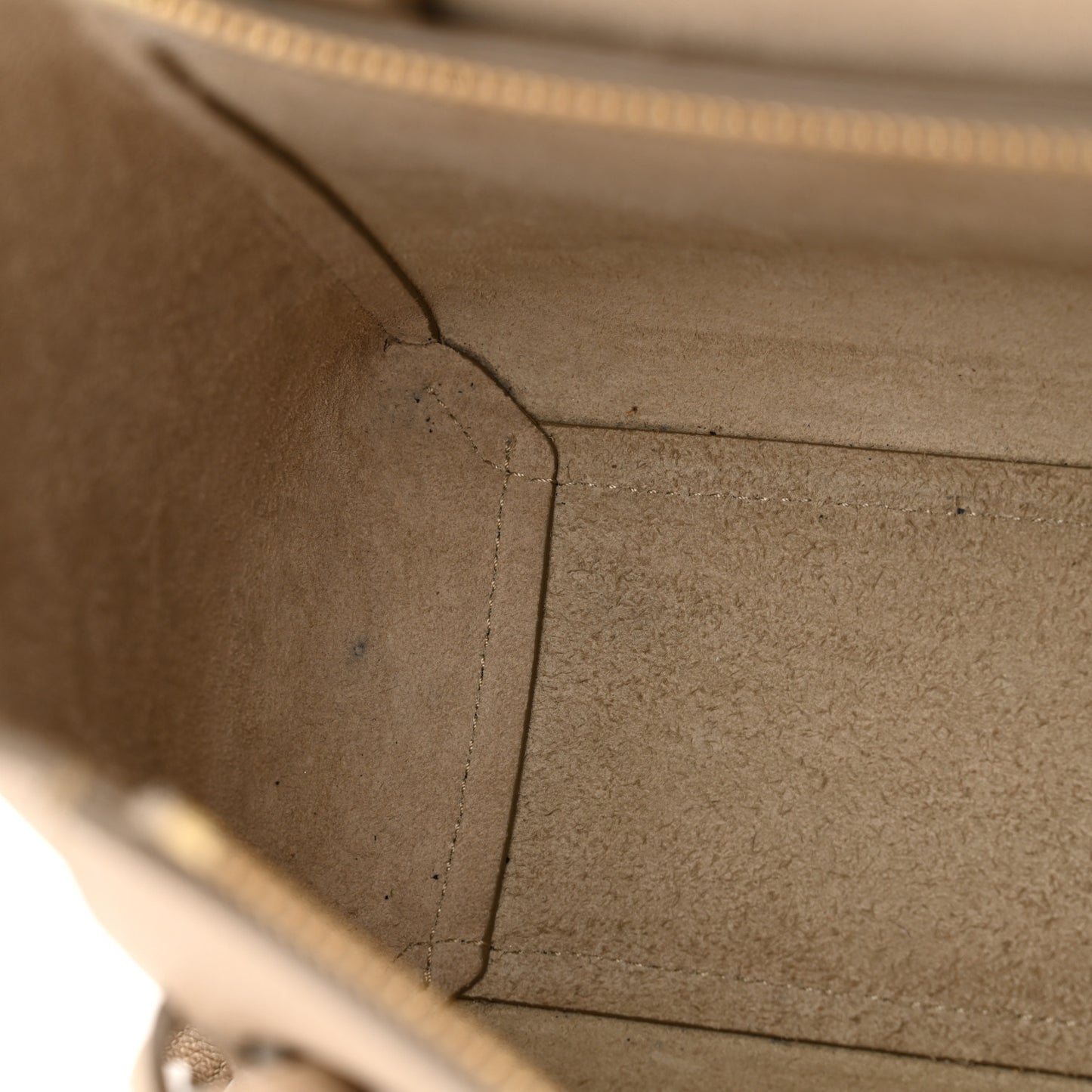 Grained Calfskin Nano Belt Bag Light Taupe