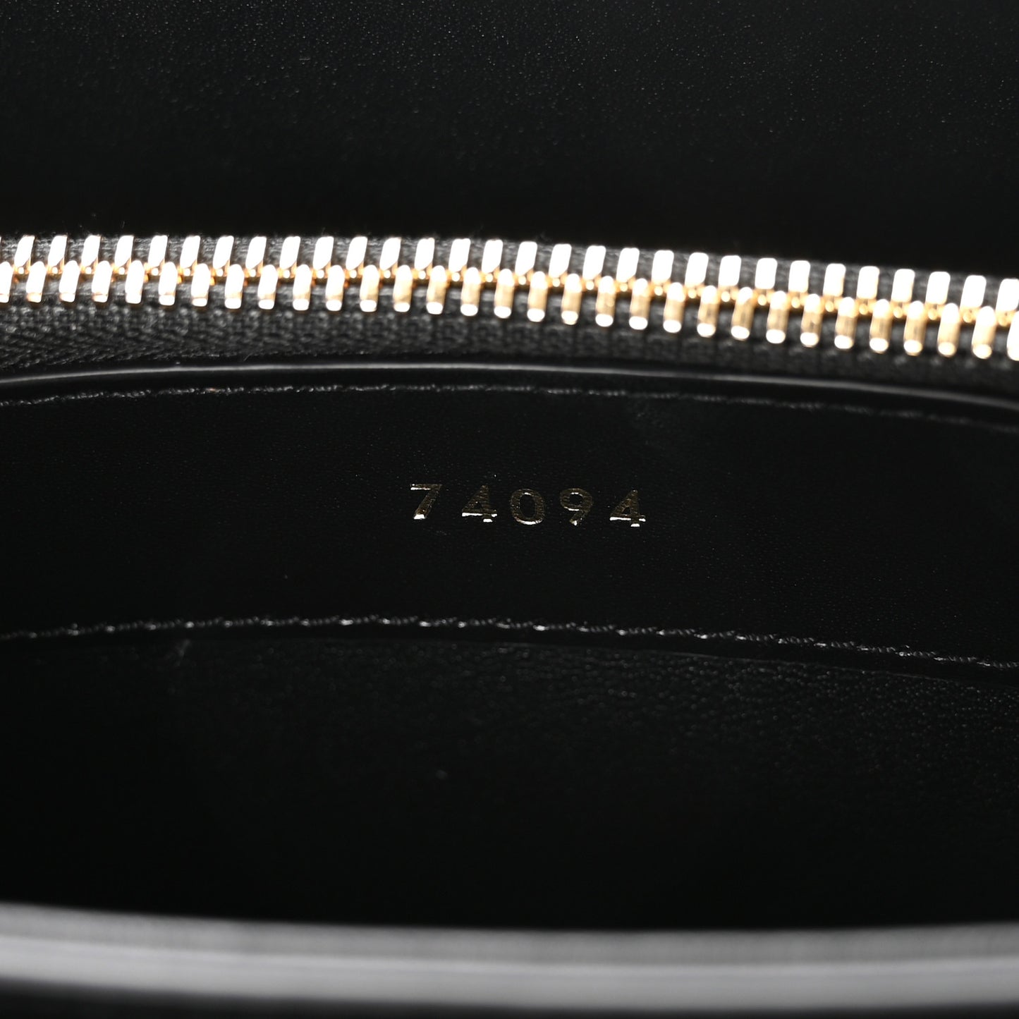 Satinated Calfskin Mini 16 Top Handle Bag Black