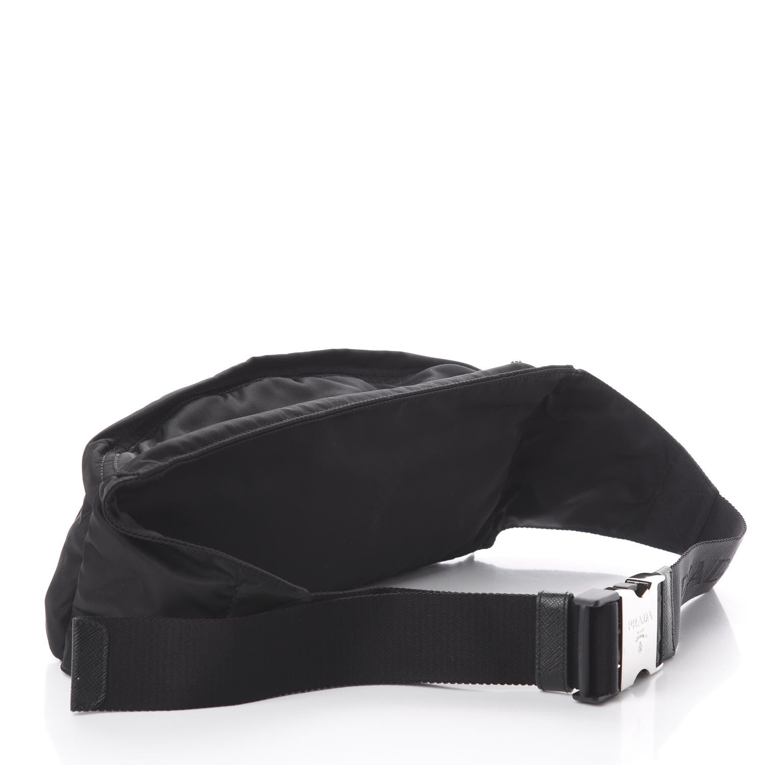 Prada Tessuto Nylon Montagna Belt Bag Black 2 of 8