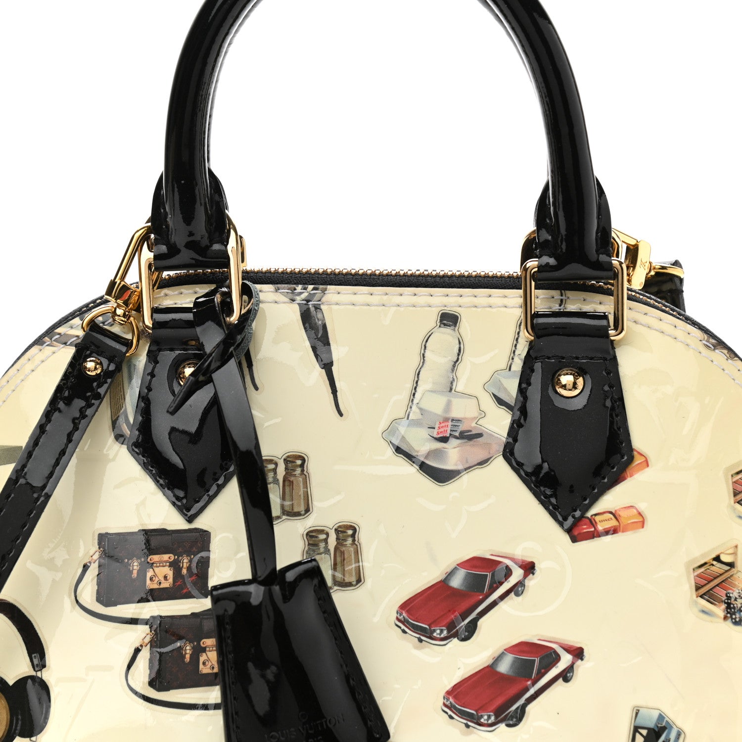 Louis Vuitton Vernis Stickers Alma BB 9 of 9