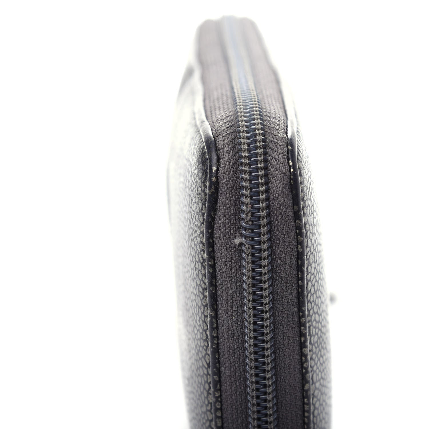 Chanel Metallic Calfskin Large Timeless CC Zip Around Wallet Argent Fonce 11 of 11