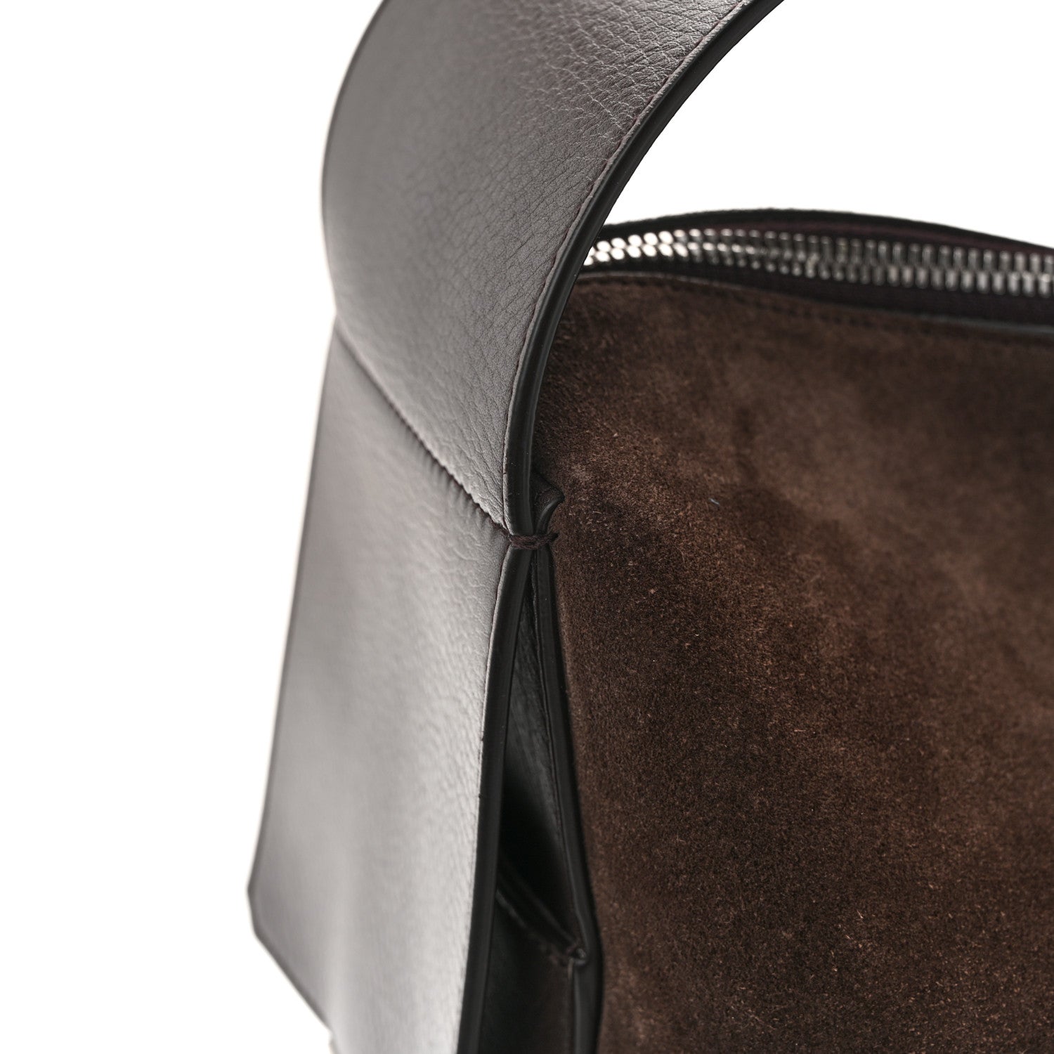 Salvatore Ferragamo Suede Calfskin Gancini Twins Slouchy Crossbody Bag Brown 11 of 13