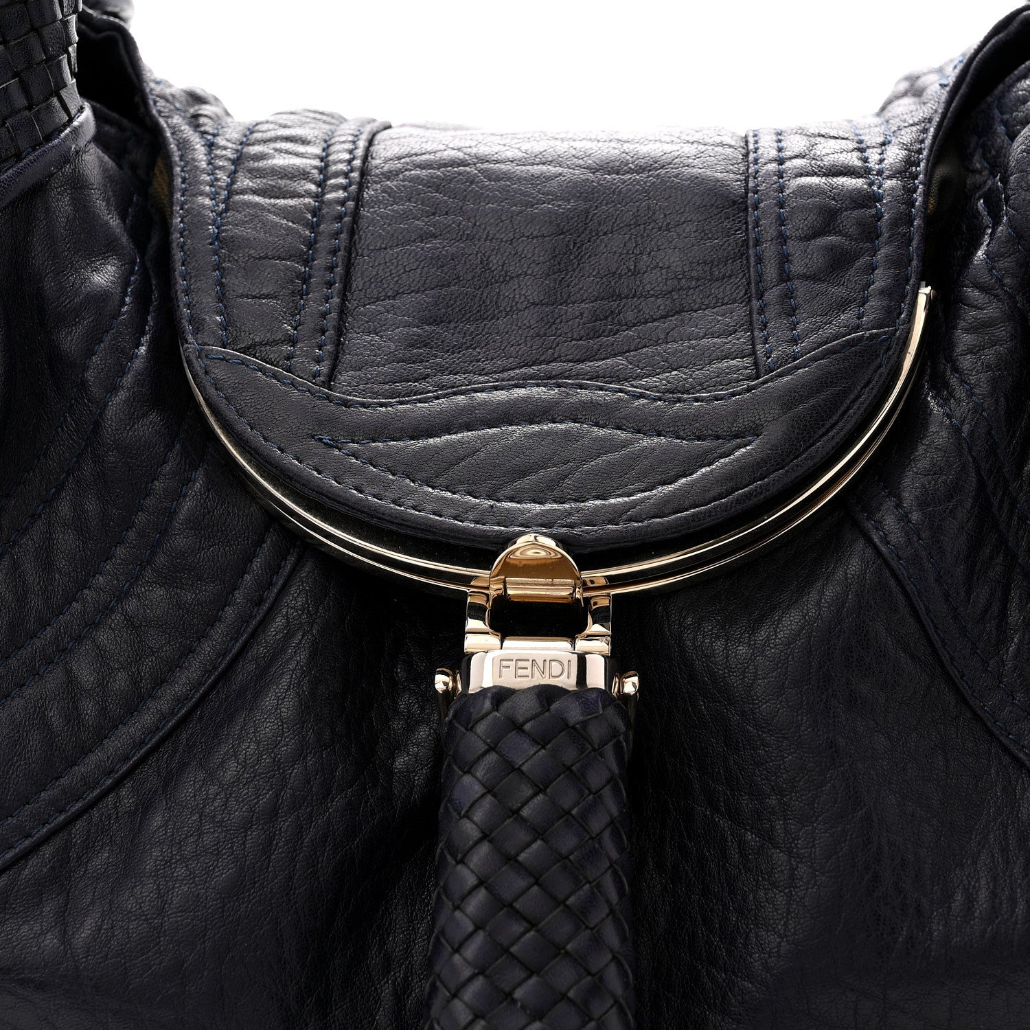 Fendi Nappa Nuvolata Spy Blueberry 8 of 10