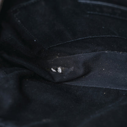 Saint Laurent Calfskin Matelasse Monogram Lou Camera Bag Navy 7 of 10