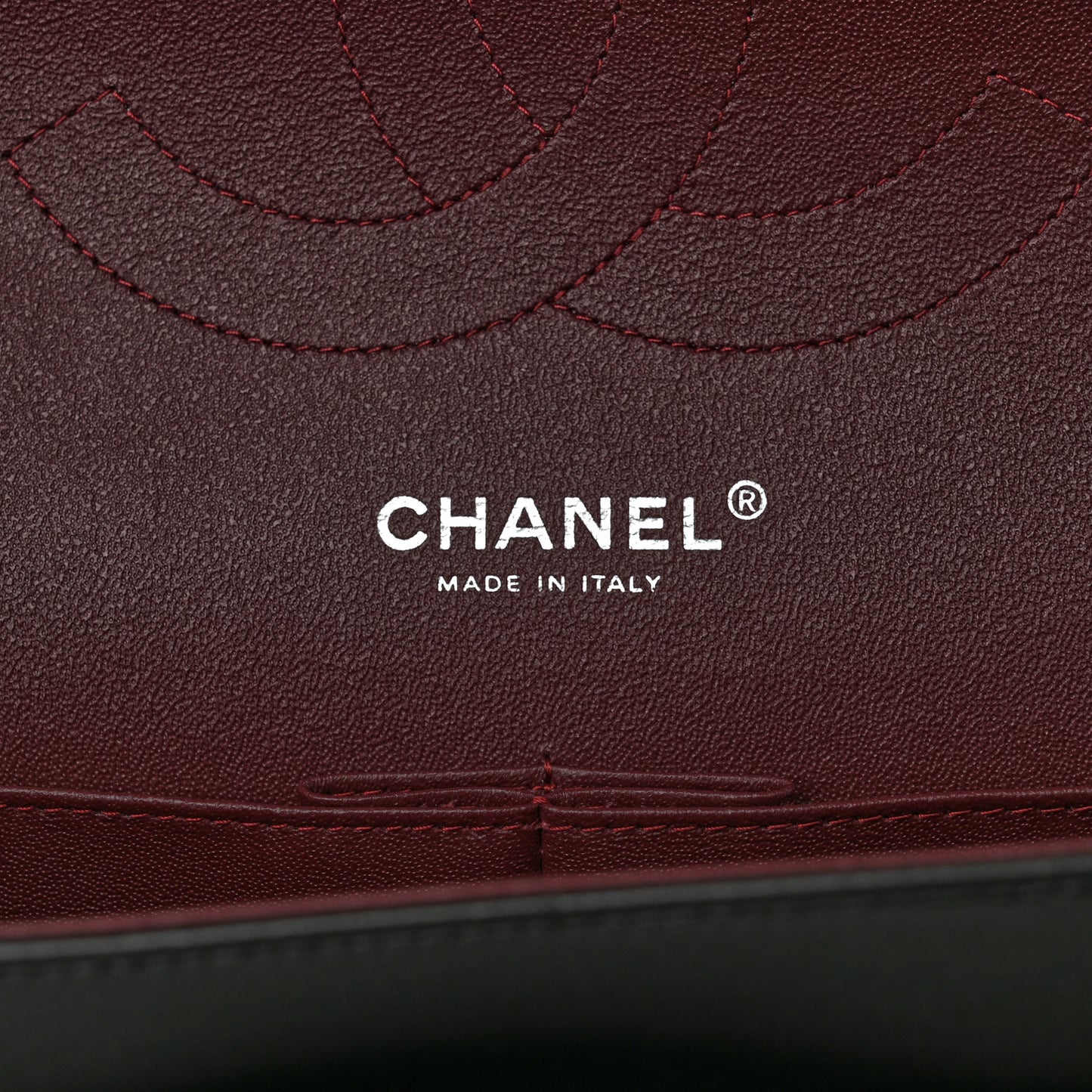 Lambskin Quilted Jumbo Double Flap Black