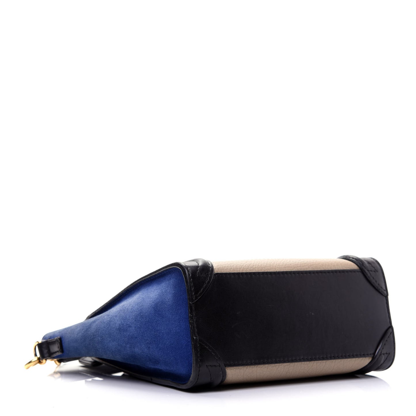 Bullhide Calfskin Nubuck Nano Tri-Color Luggage Light Taupe