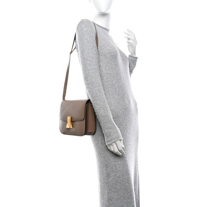 Celine Liege Calfskin Medium Classic Box Flap Bag Taupe 2 of 13