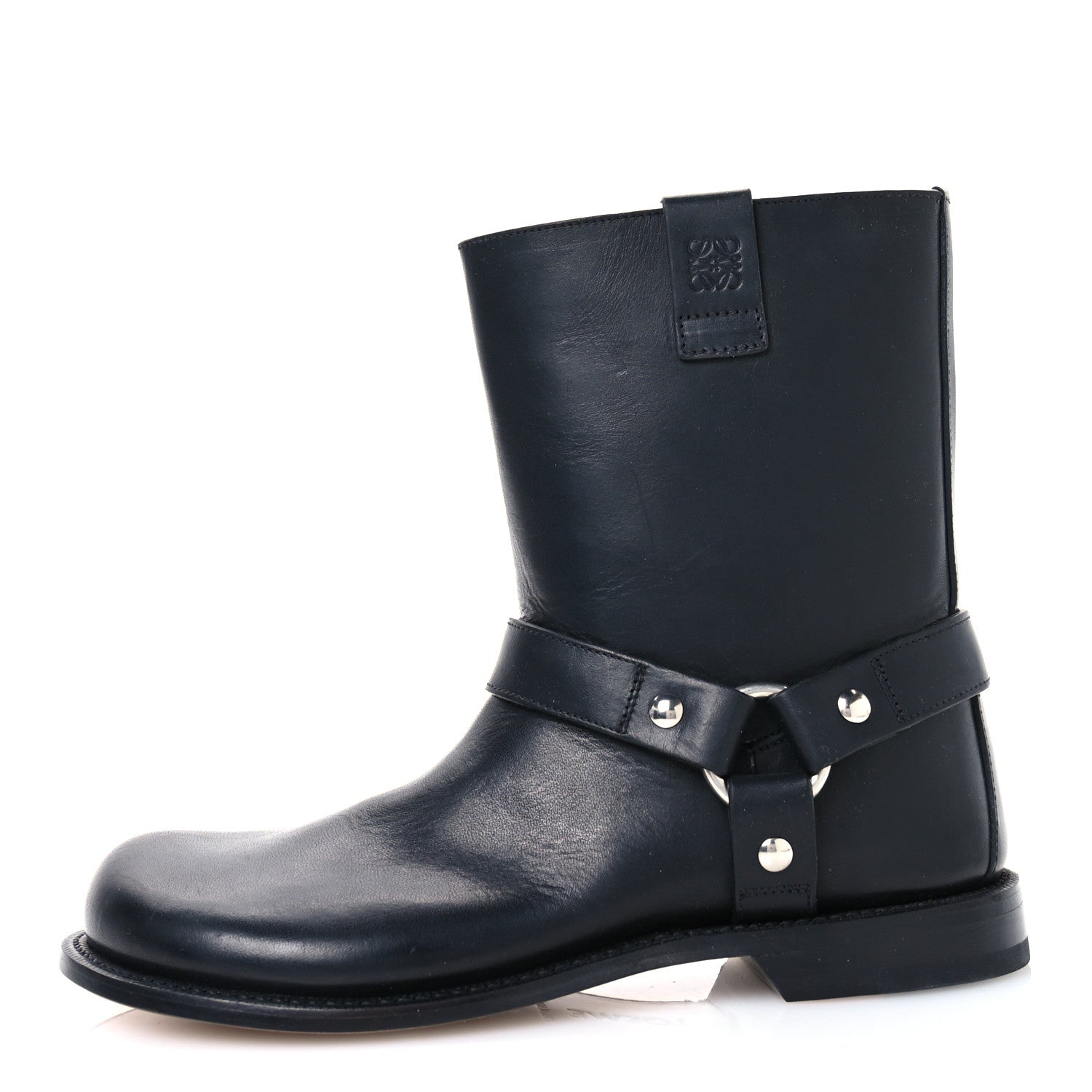 Loewe Calfskin Biker Boots 39 Black 1 of 8