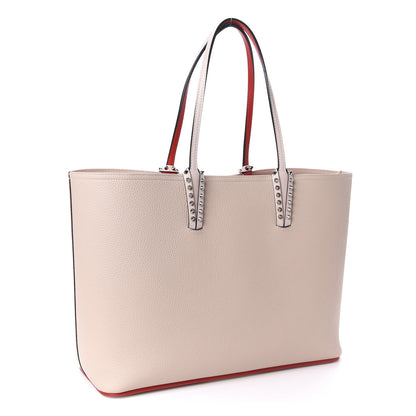 Christian Louboutin Calfskin Spikes East West Cabata Tote Ballerina 3 of 11