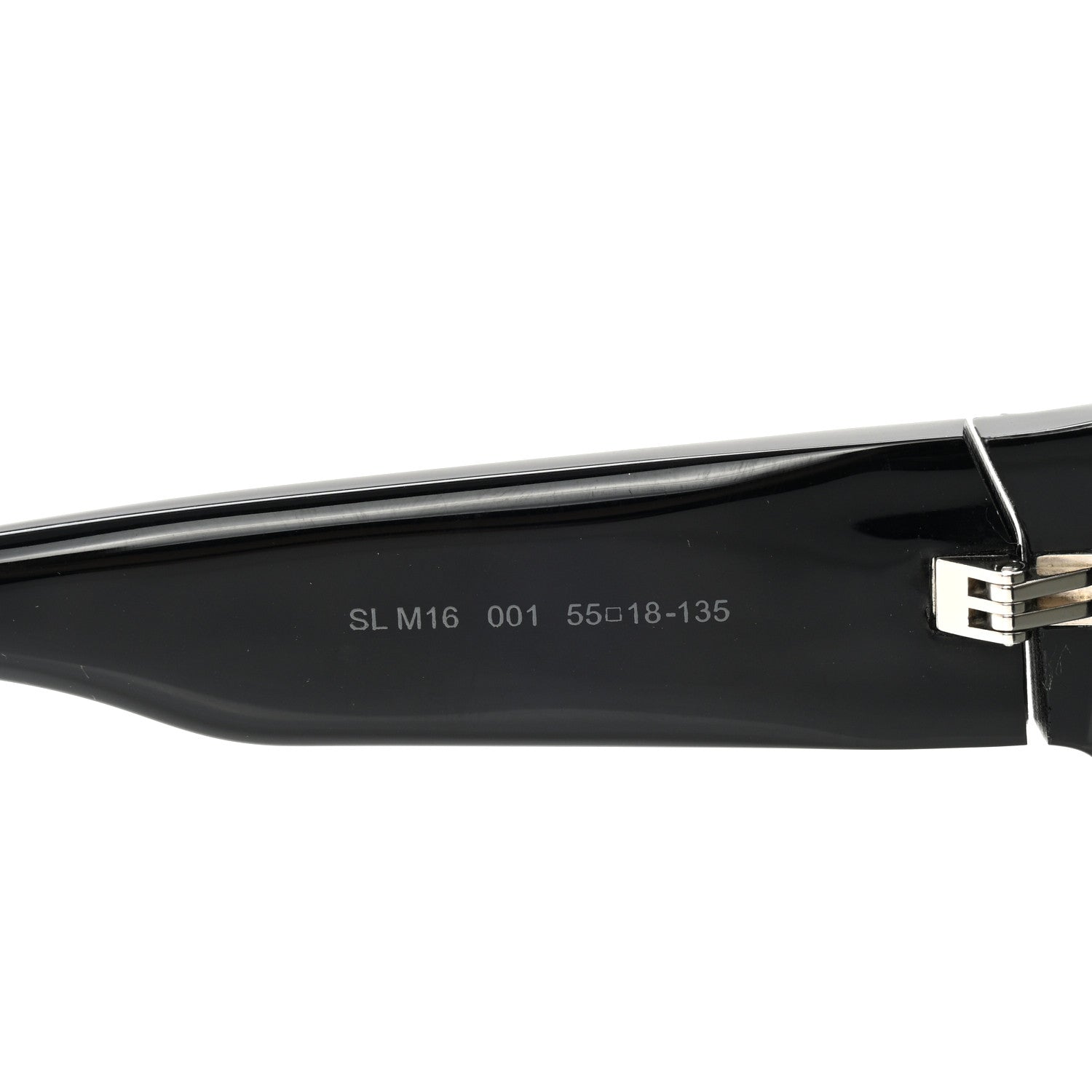 Saint Laurent Acetate Square Sunglasses SL M16 Black 5 of 8