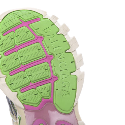 Balenciaga Rubber Mesh Bi-Color Mens Track.2 Open Sneakers 41 White Green Pink 6 of 10