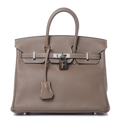 Hermes Swift Birkin 25 Etoupe 1 of 28