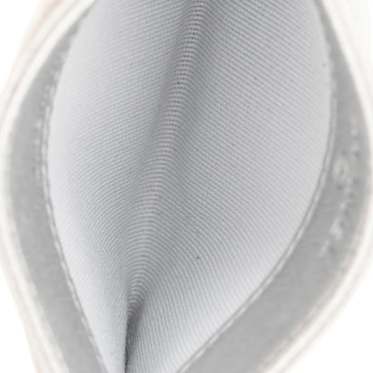 Chanel Metallic Lambskin Quilted CC Card Holder Silver 5 of 10