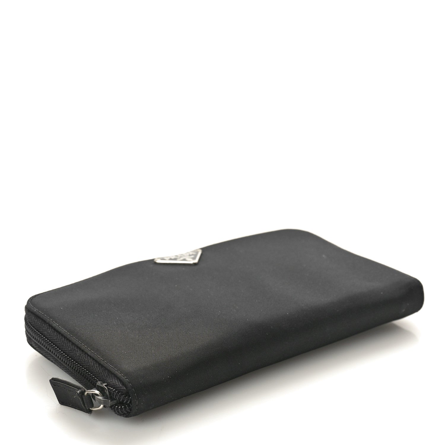 Prada Tessuto Nylon Zip Around Wallet Black 4 of 7
