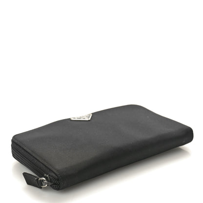 Prada Tessuto Nylon Zip Around Wallet Black 4 of 7