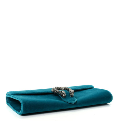 Gucci Velvet Dionysus Clutch Pavone 4 of 6
