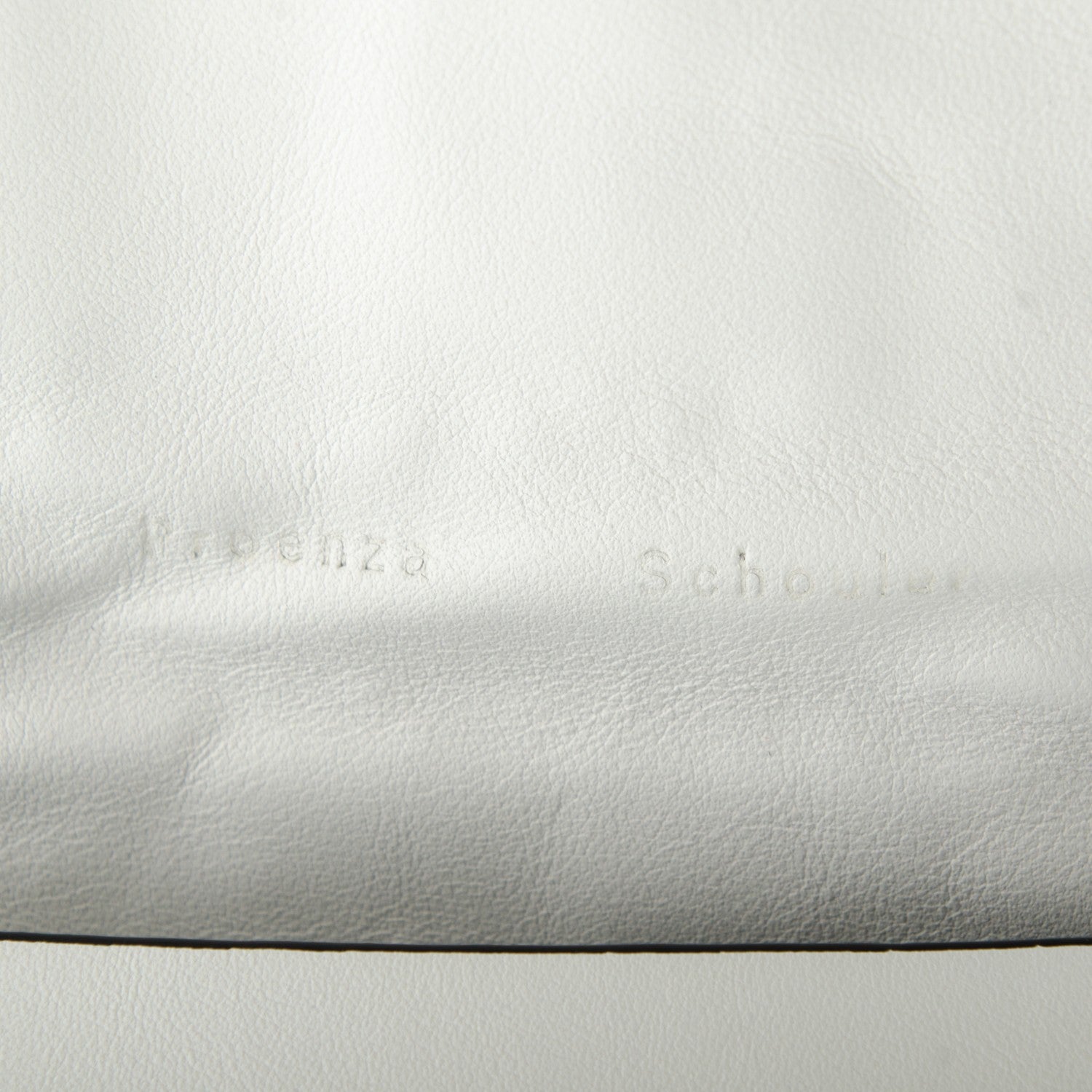 Proenza Schouler Lambskin Woven Small Lunch Bag Clutch Black White 6 of 7