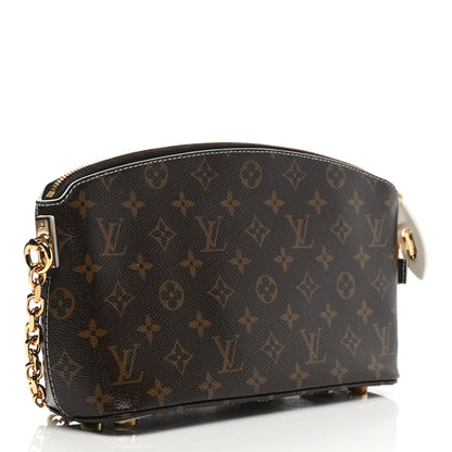 Louis Vuitton Monogram Shine Fetish Lockit Clutch 2 of 6