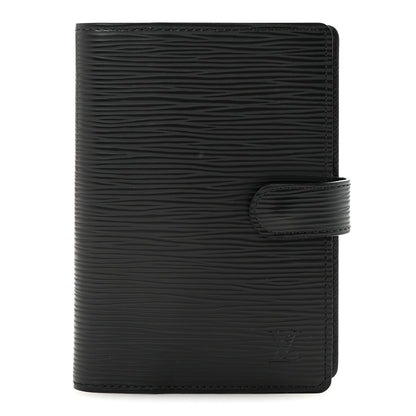 Louis Vuitton Epi Small Ring Agenda Cover Black 1 of 6