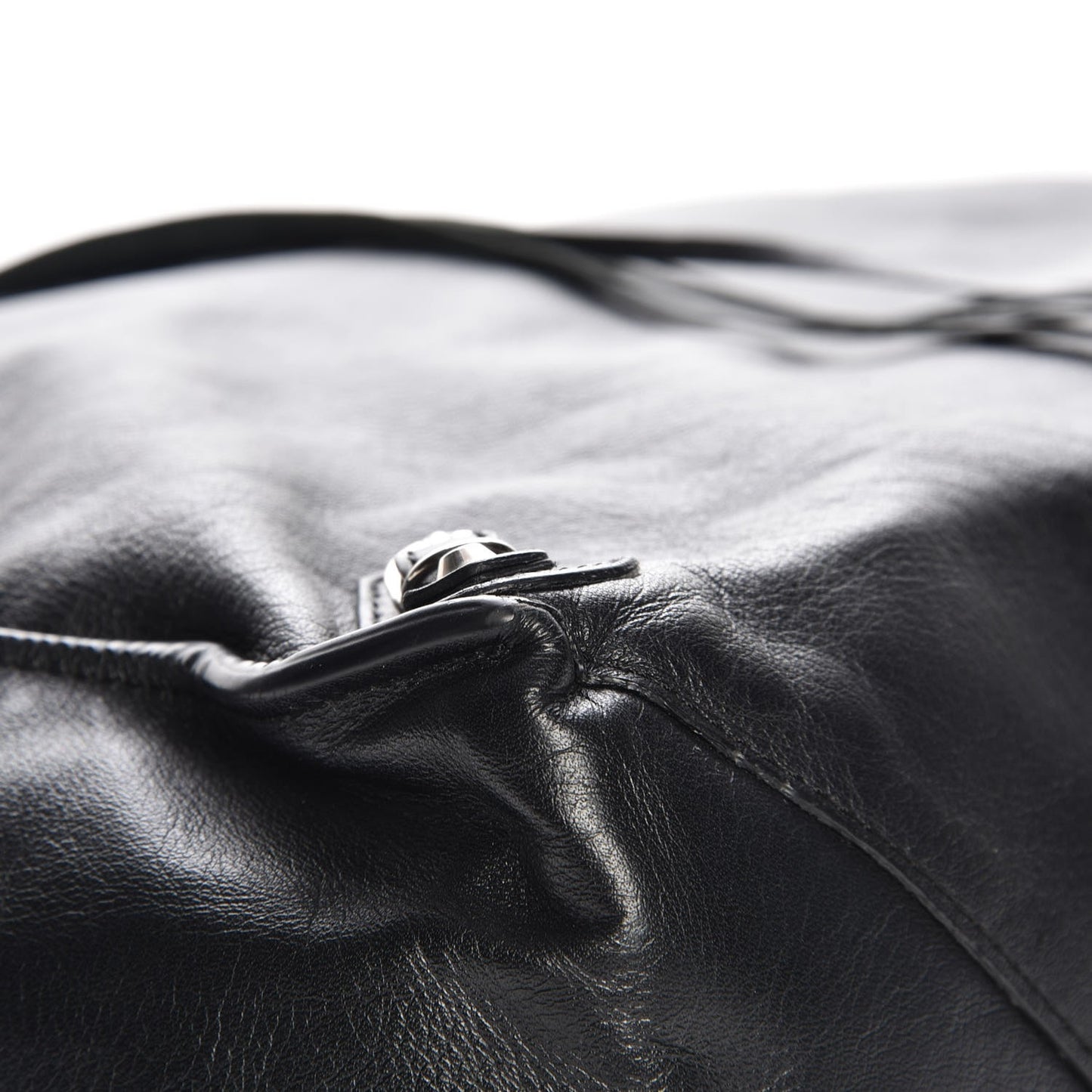 Supple Calfskin Papier A4 Tote Black