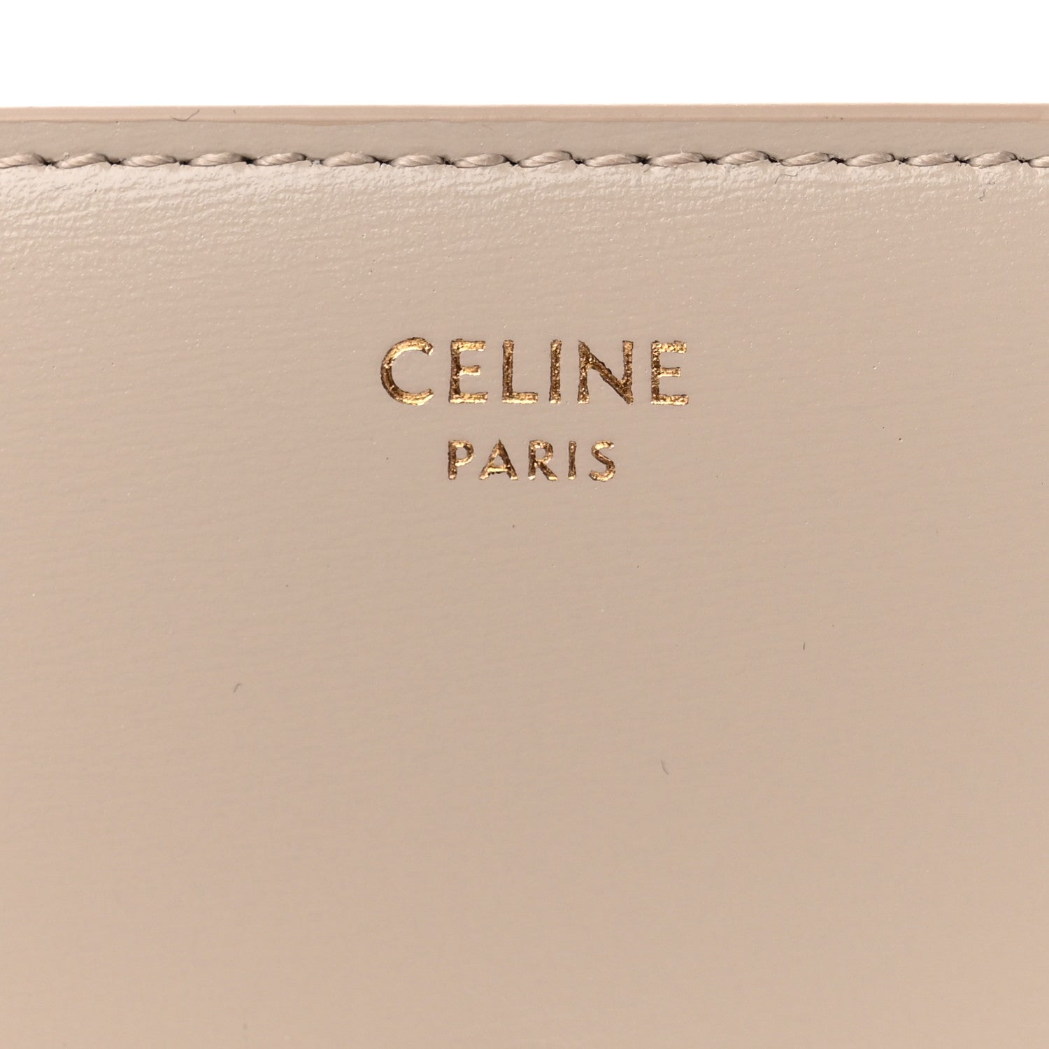 Celine Shiny Calfskin Small Triomphe Wallet Pale Beige 6 of 8