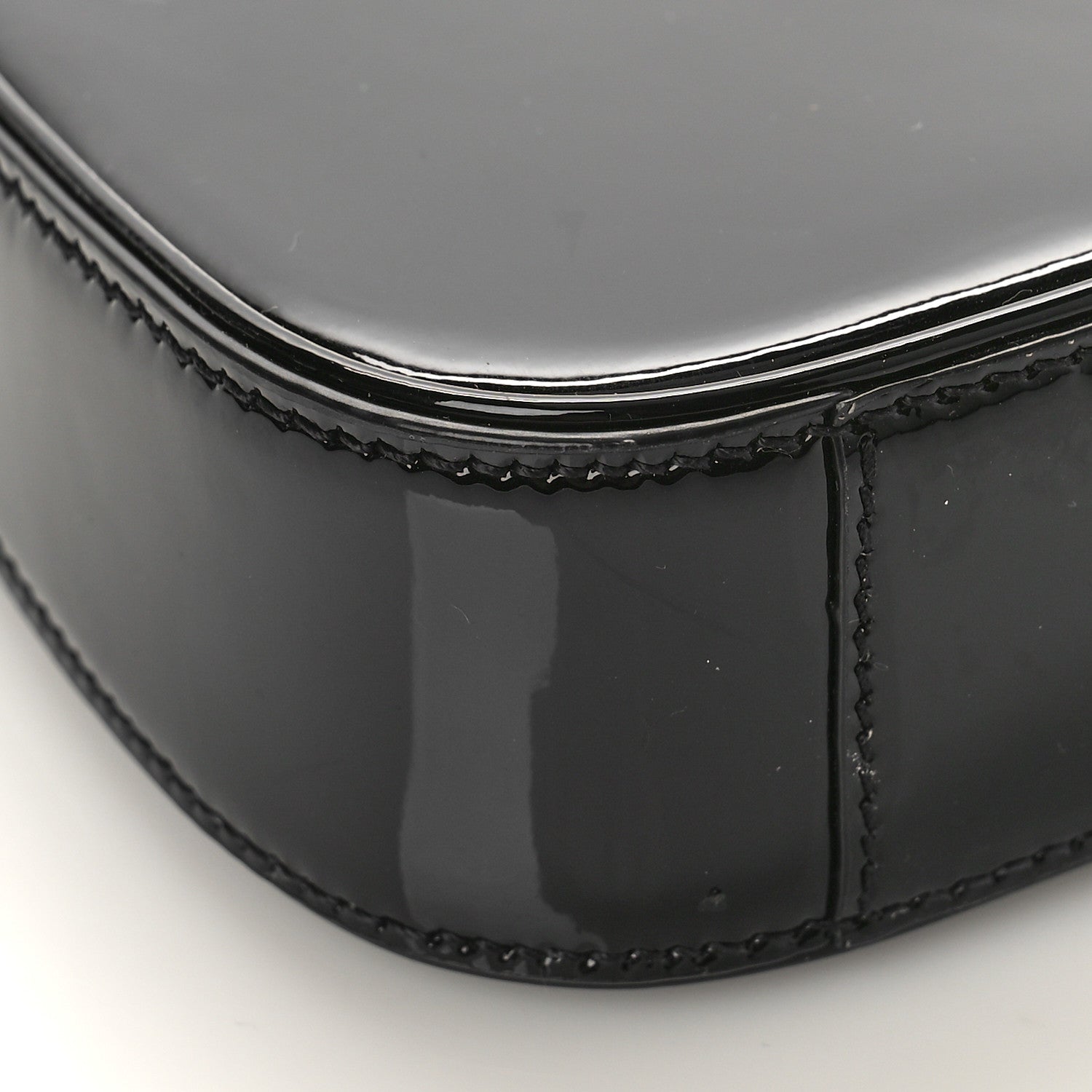 Saint Laurent Patent Calfskin Le 5 A 7 Mini Hobo Black 8 of 9