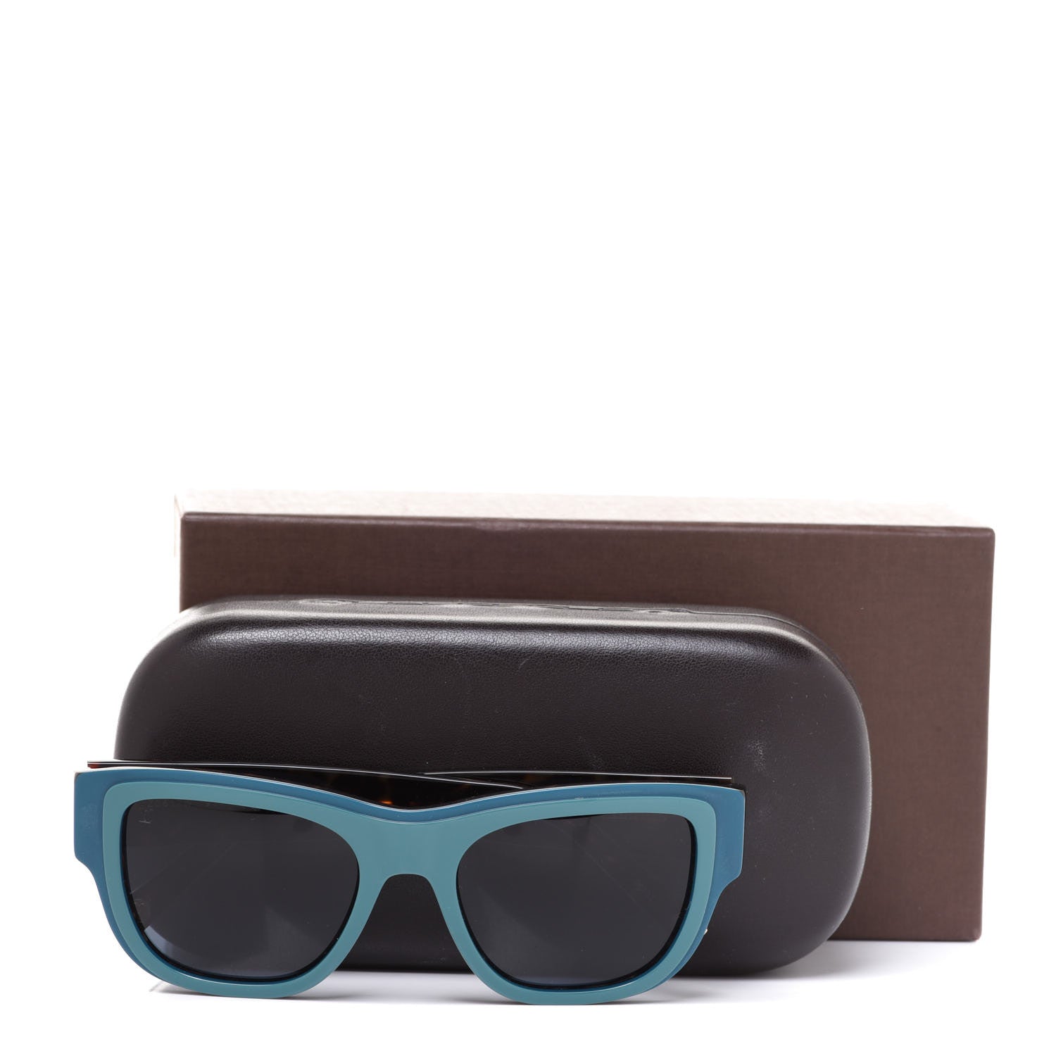 Louis Vuitton Tortoise Aster Sunglasses Z0617W Blue 7 of 7