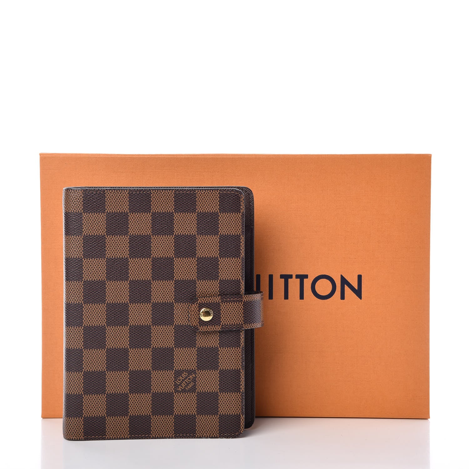 Louis Vuitton Damier Ebene Medium Ring Agenda Cover 7 of 7